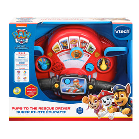 VTech Paw Patrol Pups to The Rescue Driver red turn signals teach basic signaling.