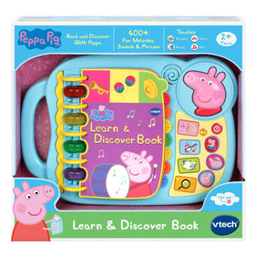 VTech Peppa Pig Learn and Discover Book demo batteries included for immediate play and exploration