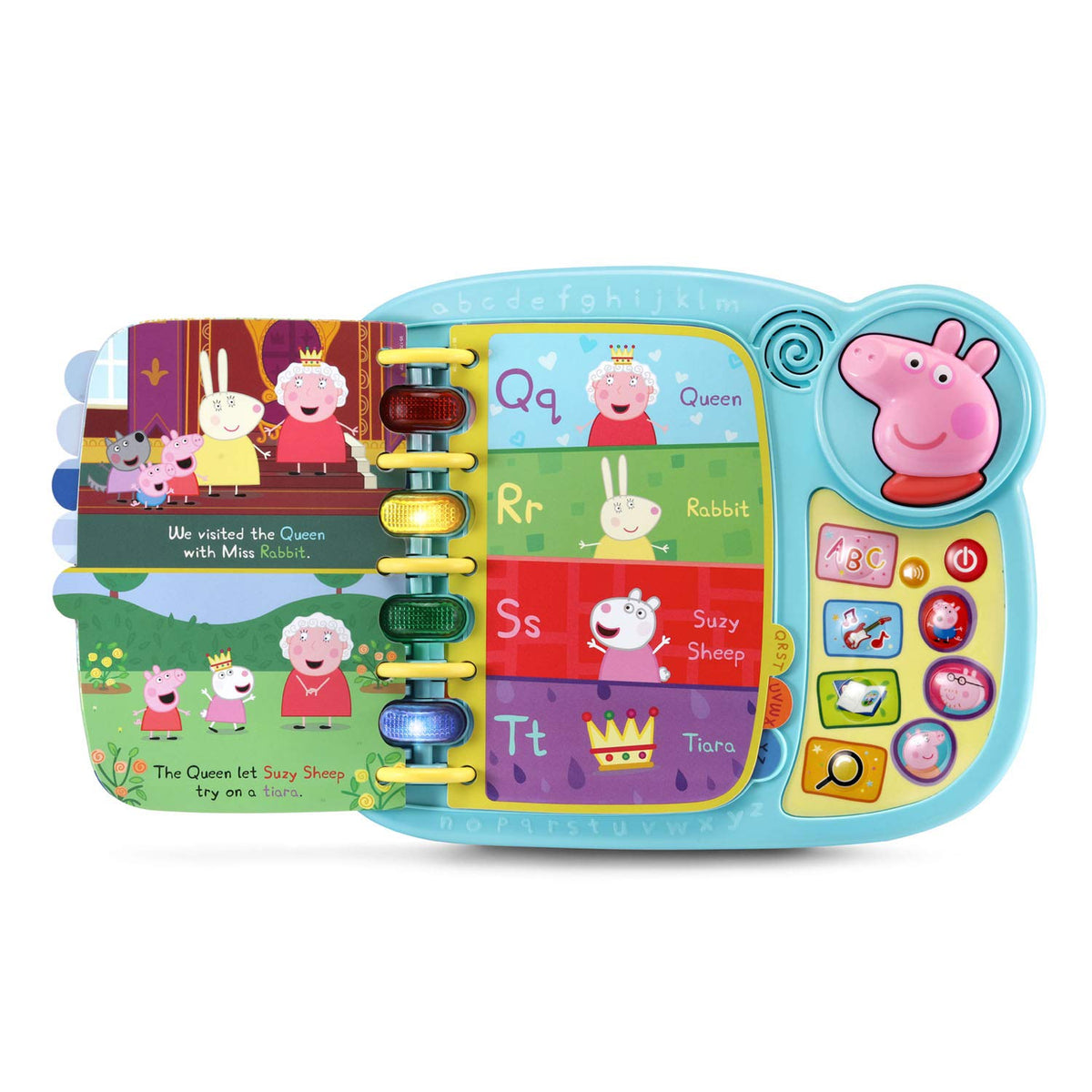 VTech Peppa Pig Learn and Discover Book supports interactive learning with search-and-find interactions