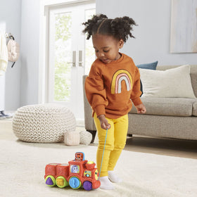 VTech Pop and Sing Animal Train pull-along mode triggers sound effects