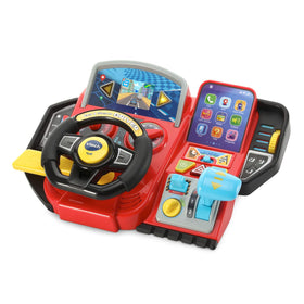 VTech Race and Discover Driver gear shift and controls for interactive play