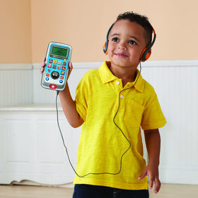 VTech Rock and Bop Music Player blue in-use mode for interactive play.