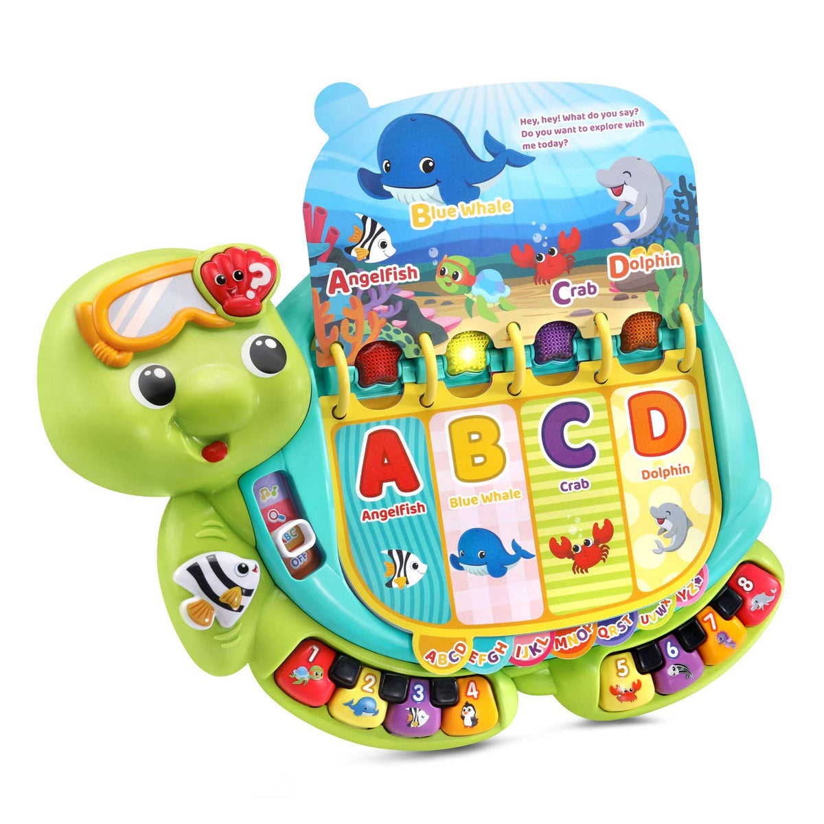 VTech sea creatures introduce vocabulary with engaging sounds.