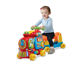 VTech Sit-To-Stand Alphabet Train front view showing bright educational colors