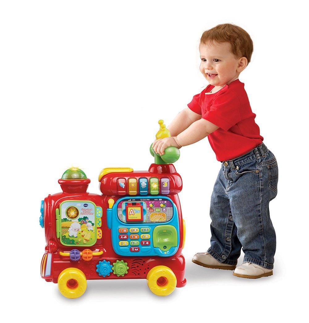 VTech Sit-To-Stand Alphabet Train walker mode ready for growing walkers