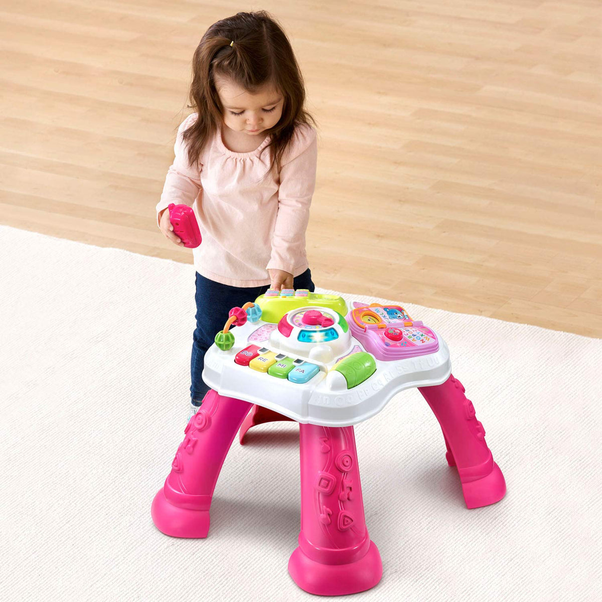 VTech bead track and roller support fine motor skill practice