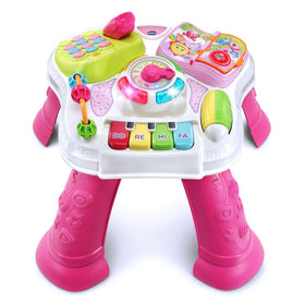 VTech Sit-to-Stand Table on floor mode promotes exploration and play