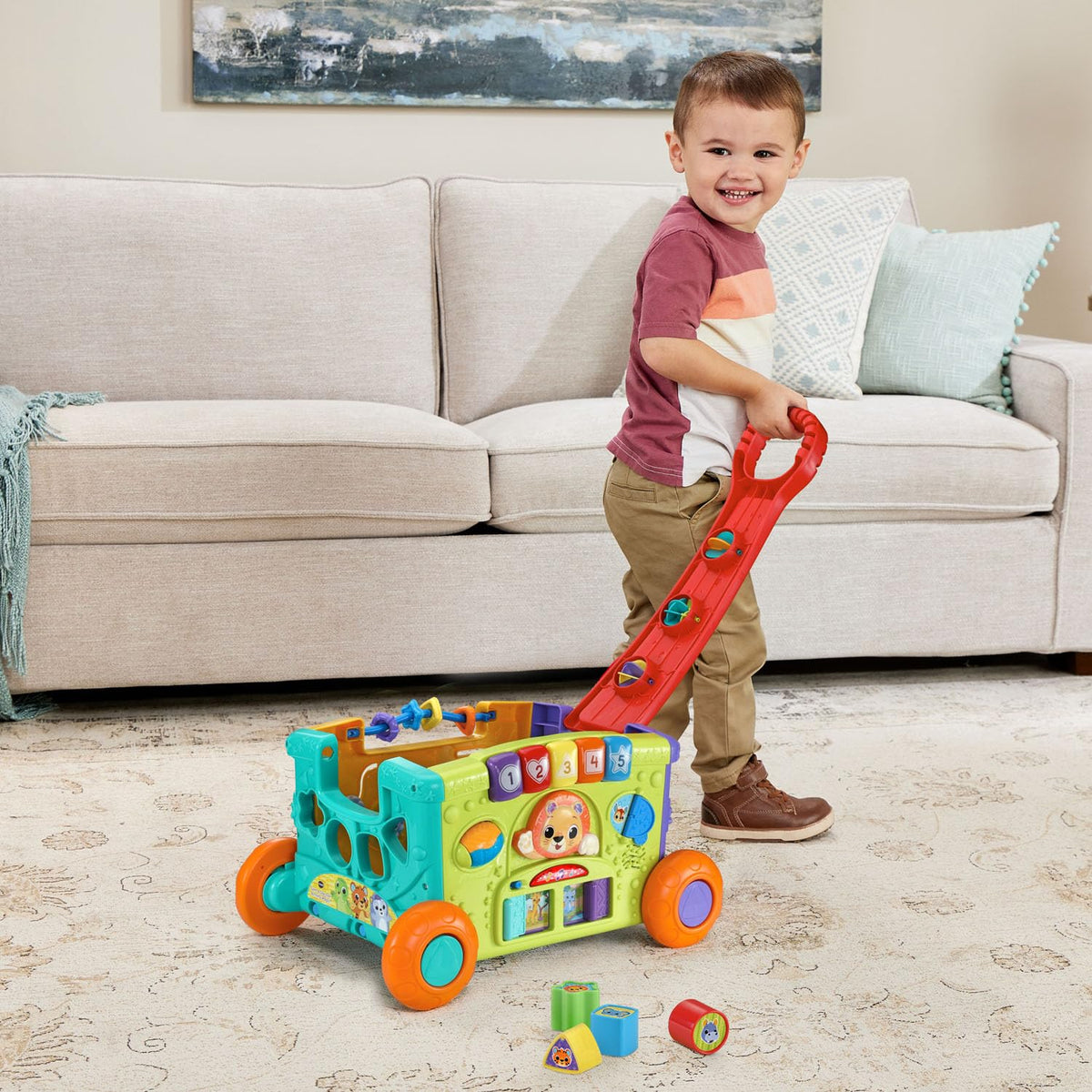 VTech Sort and Discover wagon bead maze builds fine motor skills