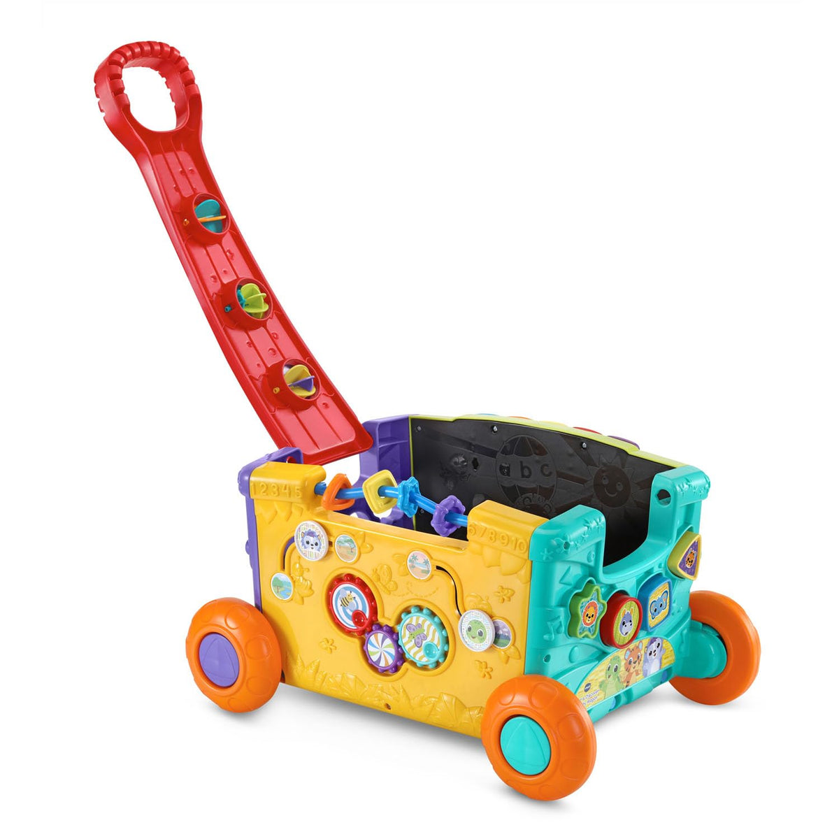 VTech Sort and Discover wagon hidden animals reveal surprises during play