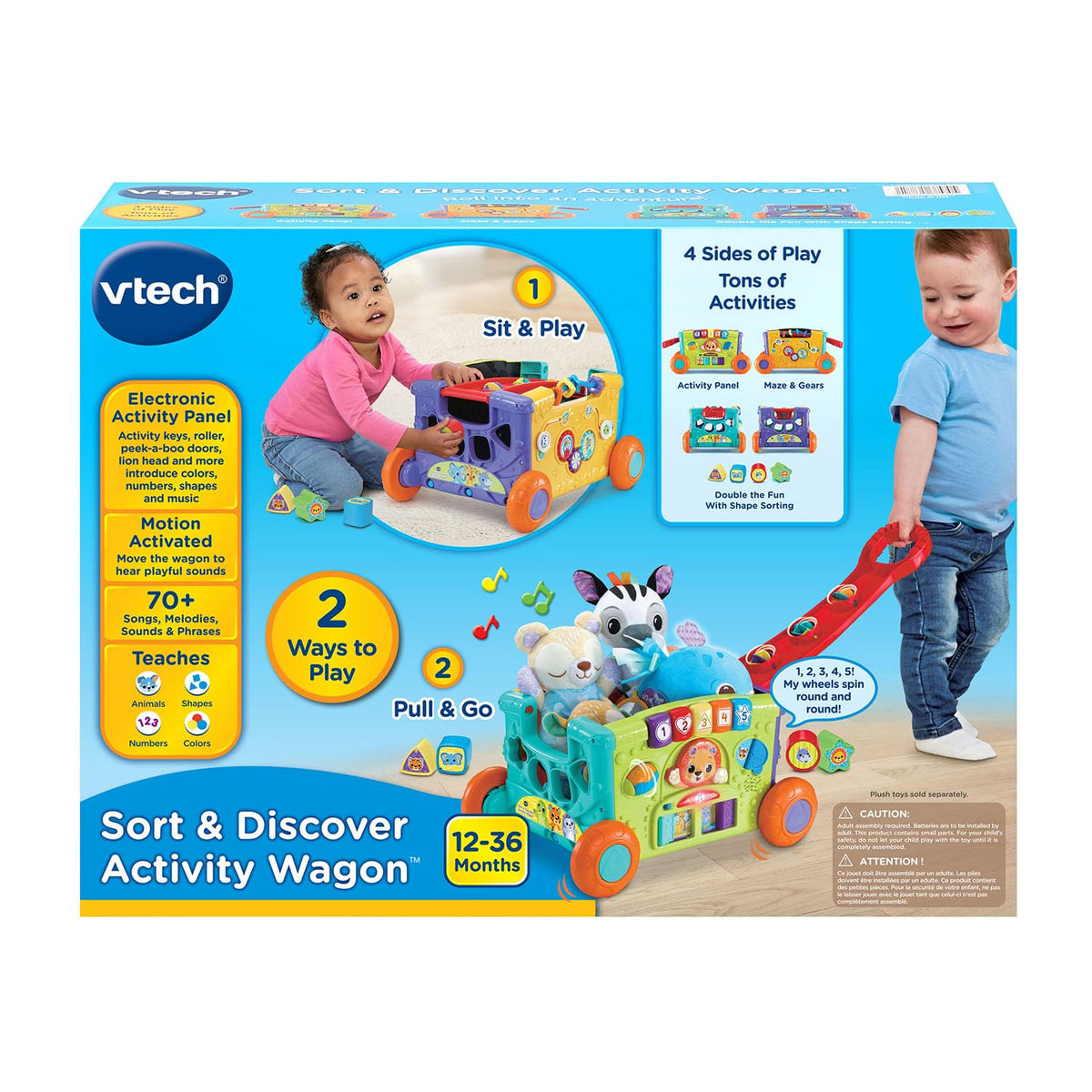 VTech Sort and Discover wagon interlocking gears spark curiosity about mechanisms