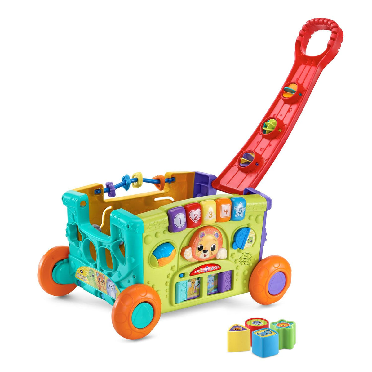VTech Sort and Discover wagon lion head engages imagination and sorting