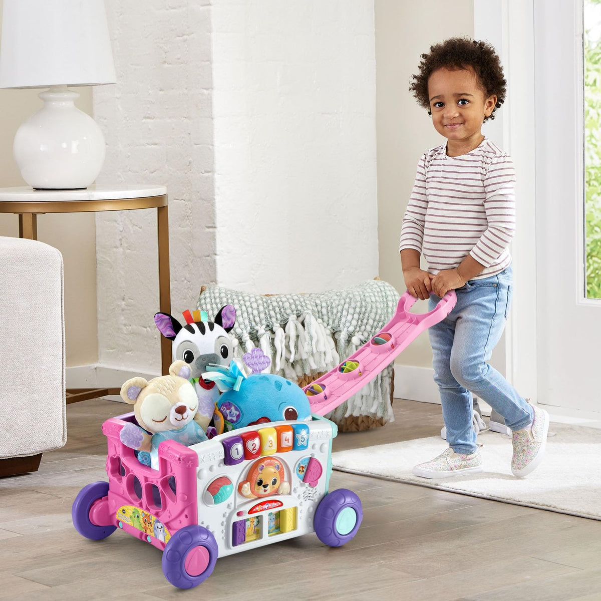 Activity keys teach colors and numbers, enriching early learning as kids twist and turn