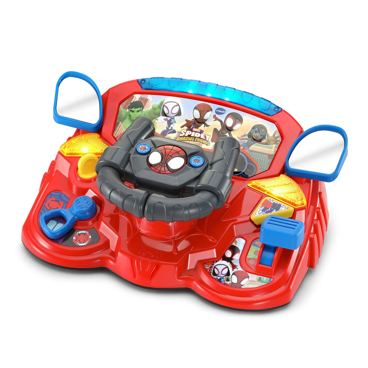 VTech Spidey to the Rescue Driver steering wheel for hands-on driving