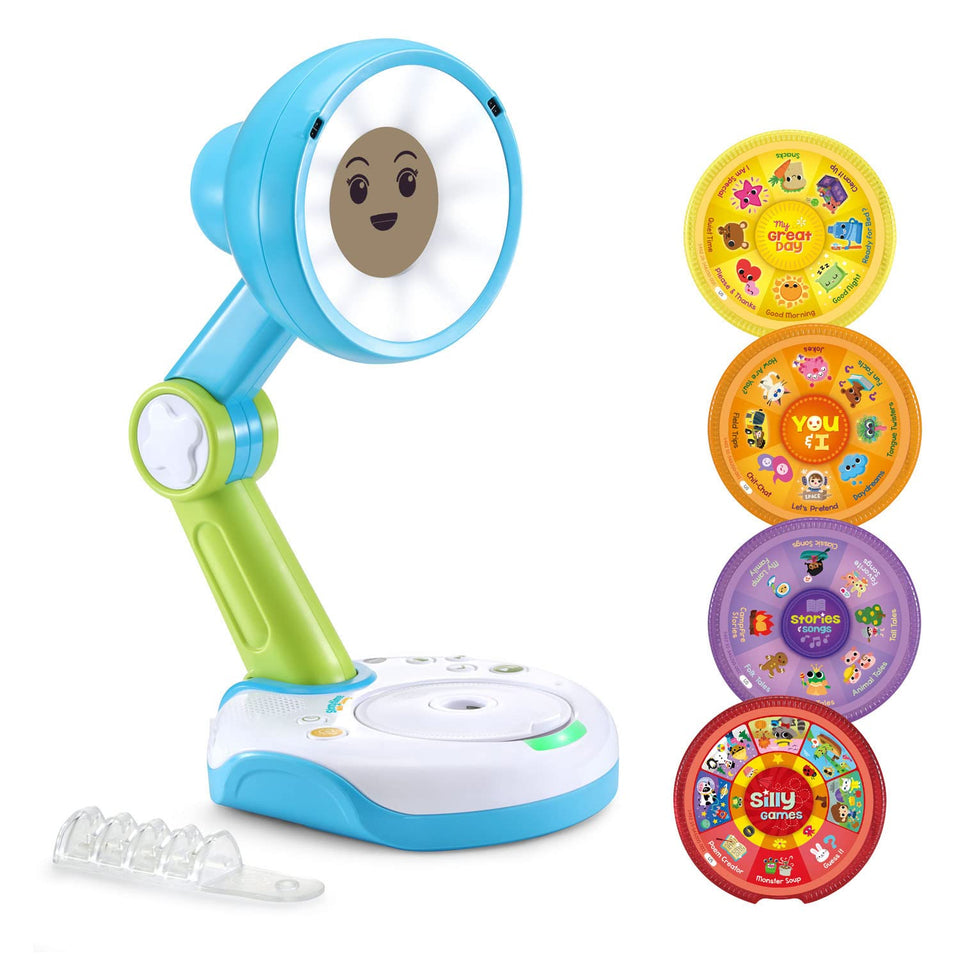 VTech Storytime Sunny’s expressive face engages kids during storytelling.