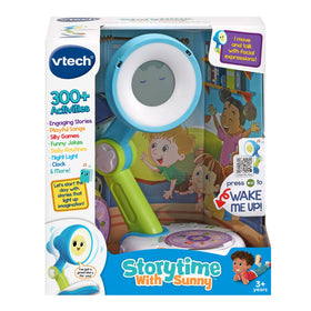 VTech Sunny reminders promote healthy habits during playtime.
