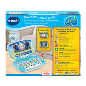 VTech Swipe and Learn Smarties Laptop star button enables instrument switching quickly.