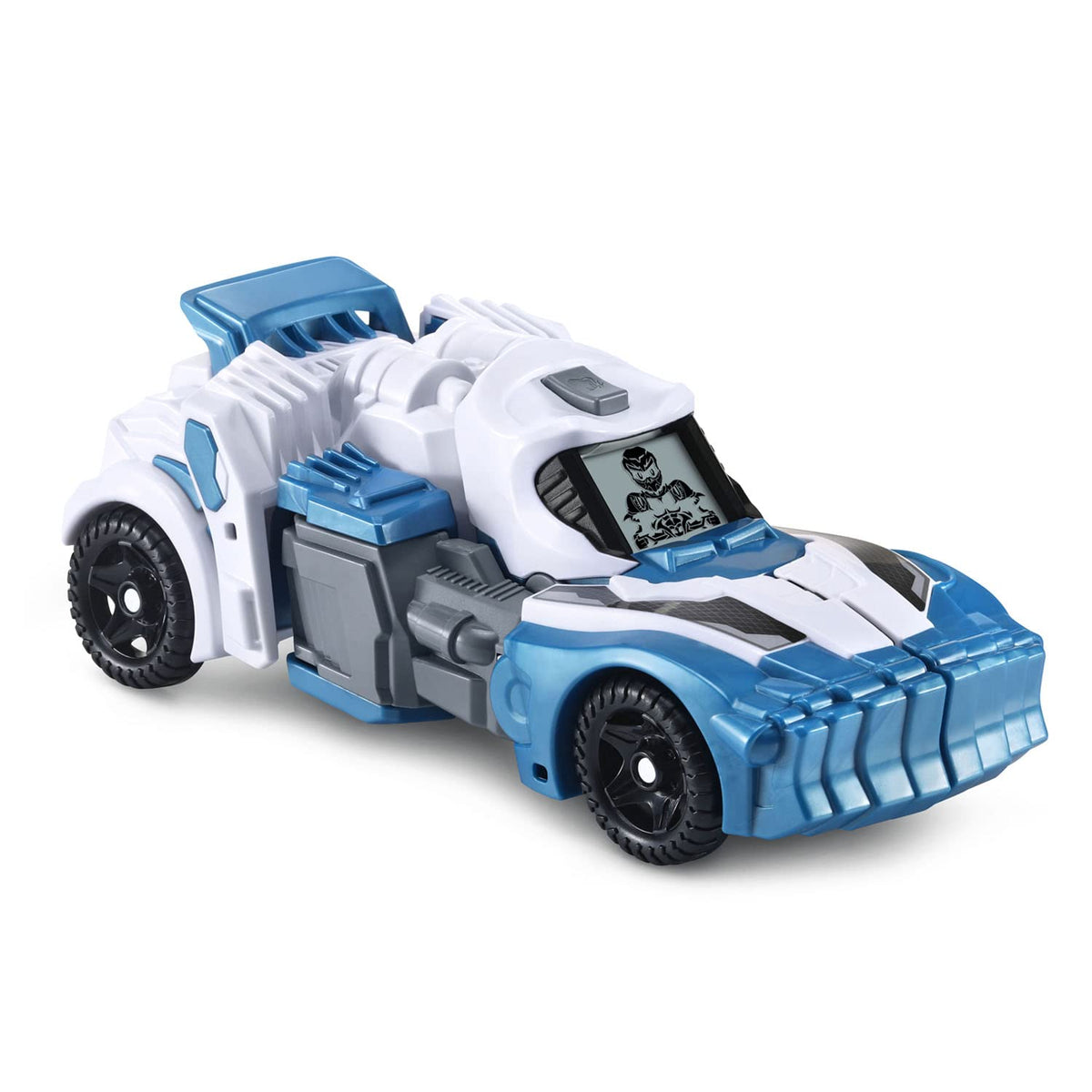 VTech Switch and Go Gorilla Muscle Car driver on LCD talks during race