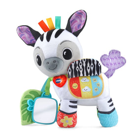 VTech Take Me With You Zebra crinkly leaf enhances sensory exploration