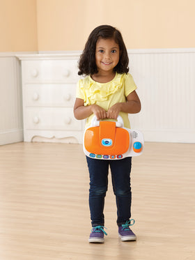 VTech Tote and Go Laptop orange melodies on the go for engagement