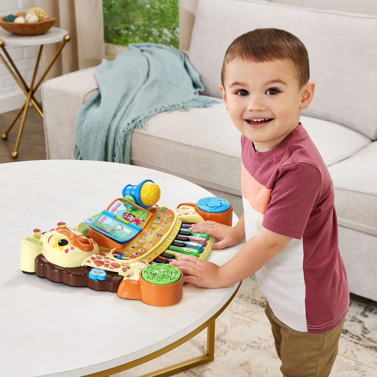 VTech Zoo Jamz Giraffe Piano age-appropriate play for toddlers 1.5–4