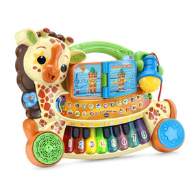 VTech Zoo Jamz Giraffe Piano glowing keys guide note-by-note playing