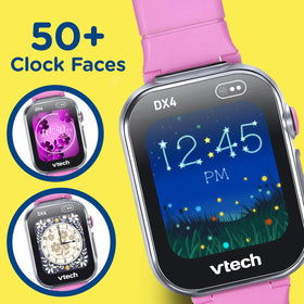VTech KidiZoom DX4 pink high-resolution screen for easy viewing