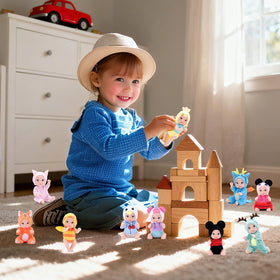 Vueos dollhouse-display ready pieces enhance showcase and gifting appeal.