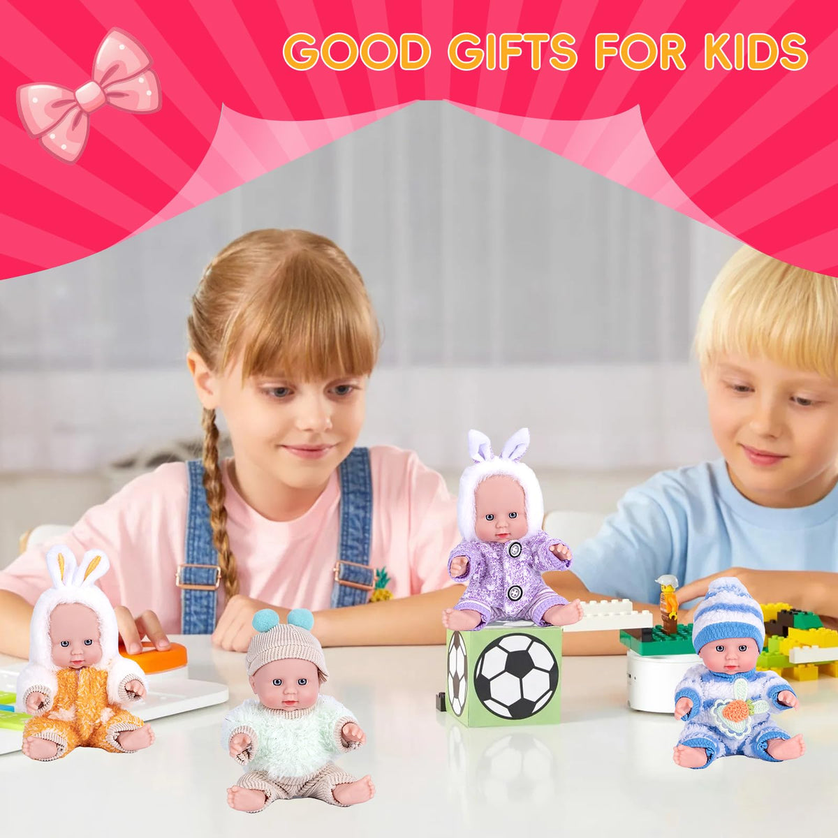 Vueos easy-clean doll surfaces support frequent use
