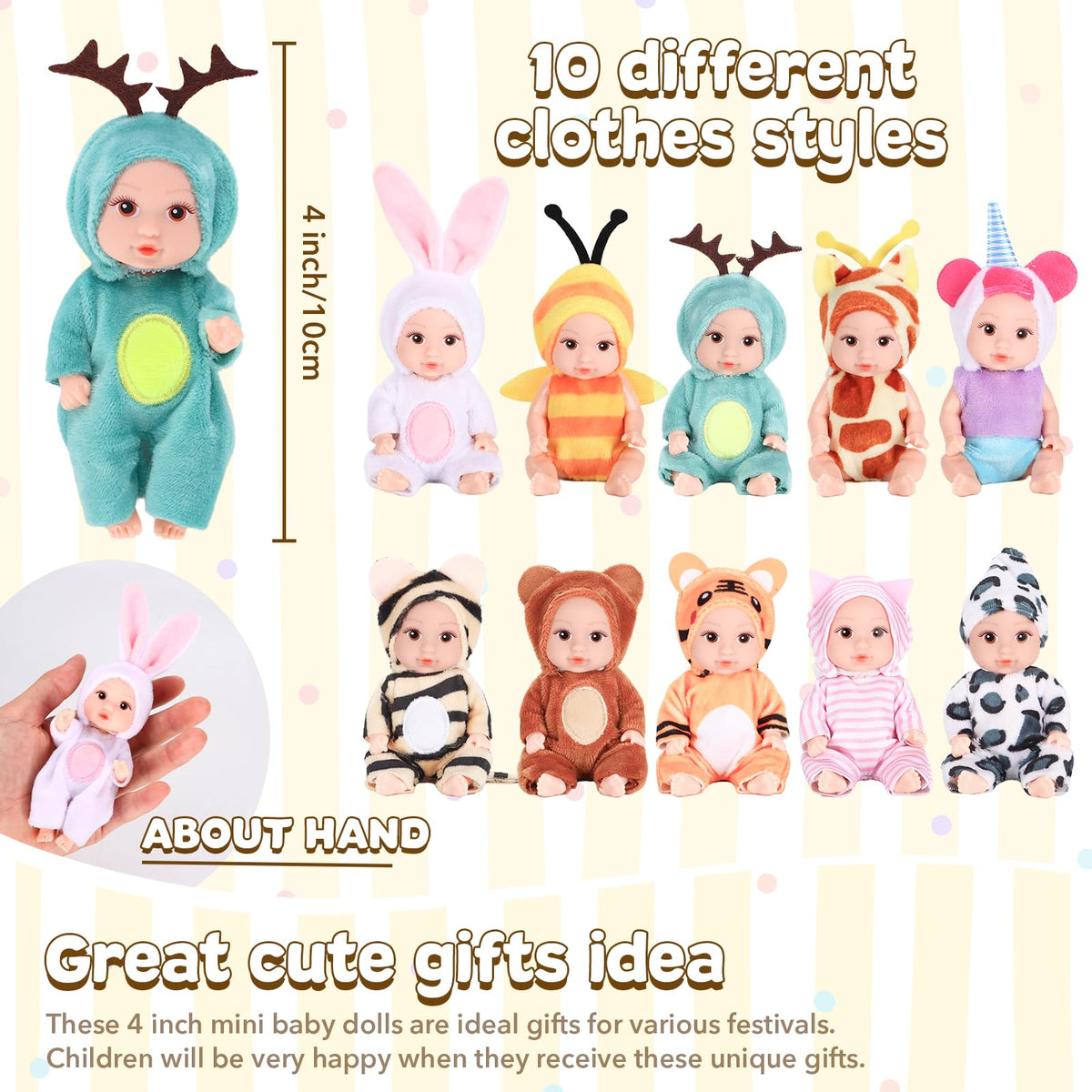 Vueos mini doll with unicorn outfit sparks creativity during dress-up