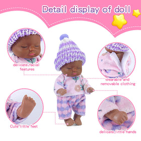 Vueos mini dolls with movable joints for realistic posing practice