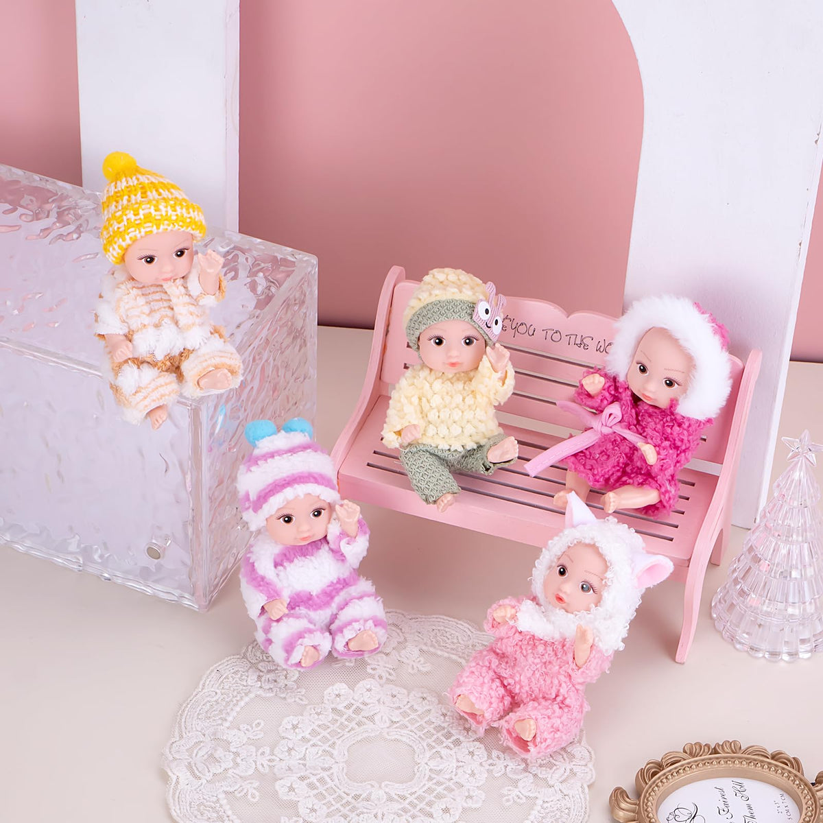 Wipe-clean surfaces simplify cleanup after active Vueos doll play sessions