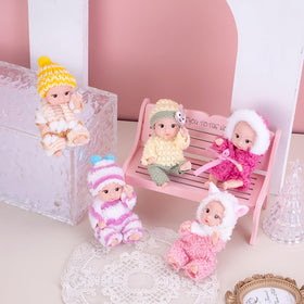 Wipe-clean surfaces simplify cleanup after active Vueos doll play sessions