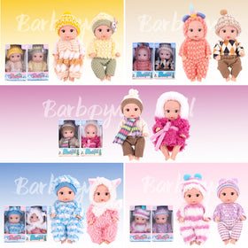 Outfits on Vueos dolls invite dress-up play and mix-and-match adventures
