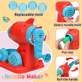 Vunrahsg color dough set ice cream maker inspires colorful pretend treats and sensory exploration