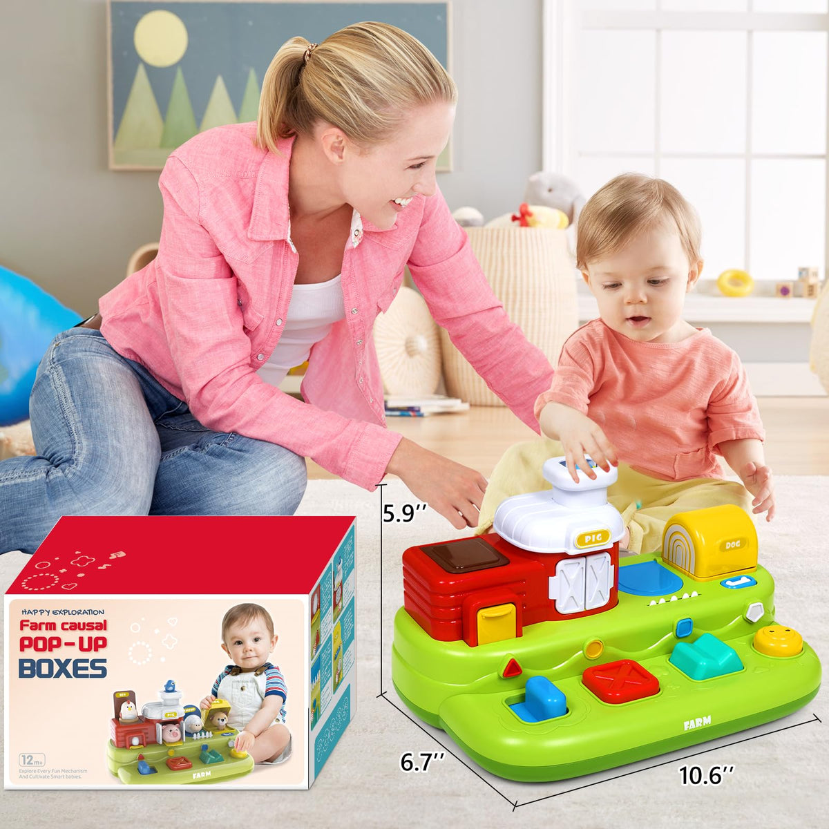 Vunrahsg lightweight toy is easy for small hands to trigger and carry