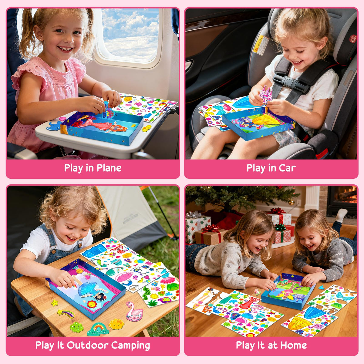 Vunrahsg sturdy storage box keeps pieces organized after play