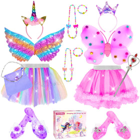 Vunrahsg princess dress up tutu with layered fabric for full, vibrant pretend play