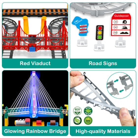 Vunrahsg train sounds and lights stimulate senses during imaginative journeys