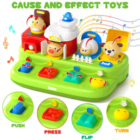 Vunrahsg two-mode Montessori music toy offers quiet and music modes for versatile play