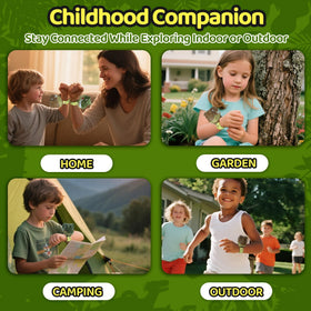 Vvinca Dinosaur Walkie Talkies kid-friendly ergonomic design