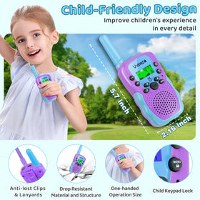 Vvinca walkie talkies 3 km range test during outdoor activities.
