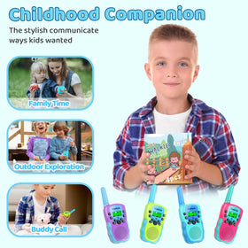Gift-ready Vvinca walkie talkies packaging, durable and colorful.