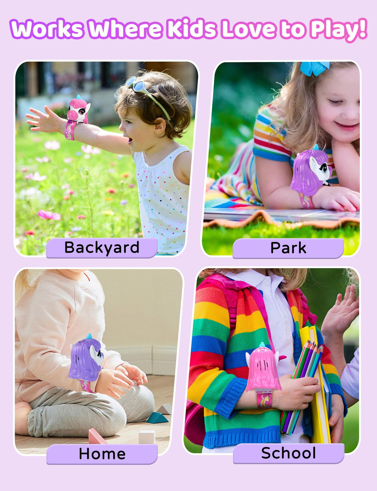 Vvinca two-pack wearable walkie talkies with glow eyes.