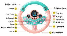 VVistch steering wheel base assembly shown for stable, secure play