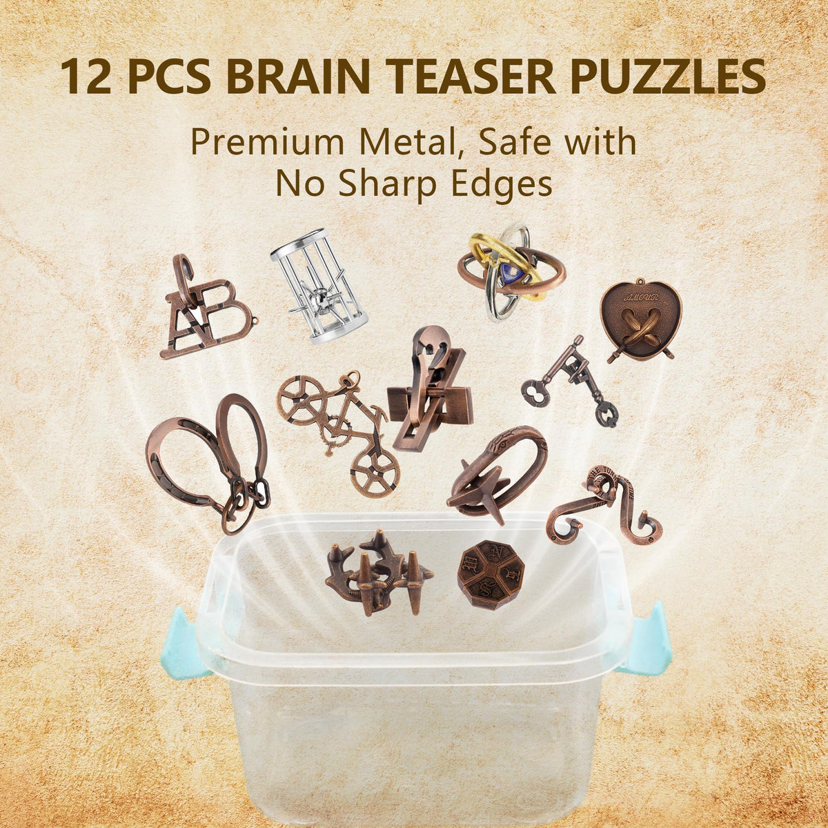 VVSBPL durable stainless steel puzzle close-up built to withstand daily use.