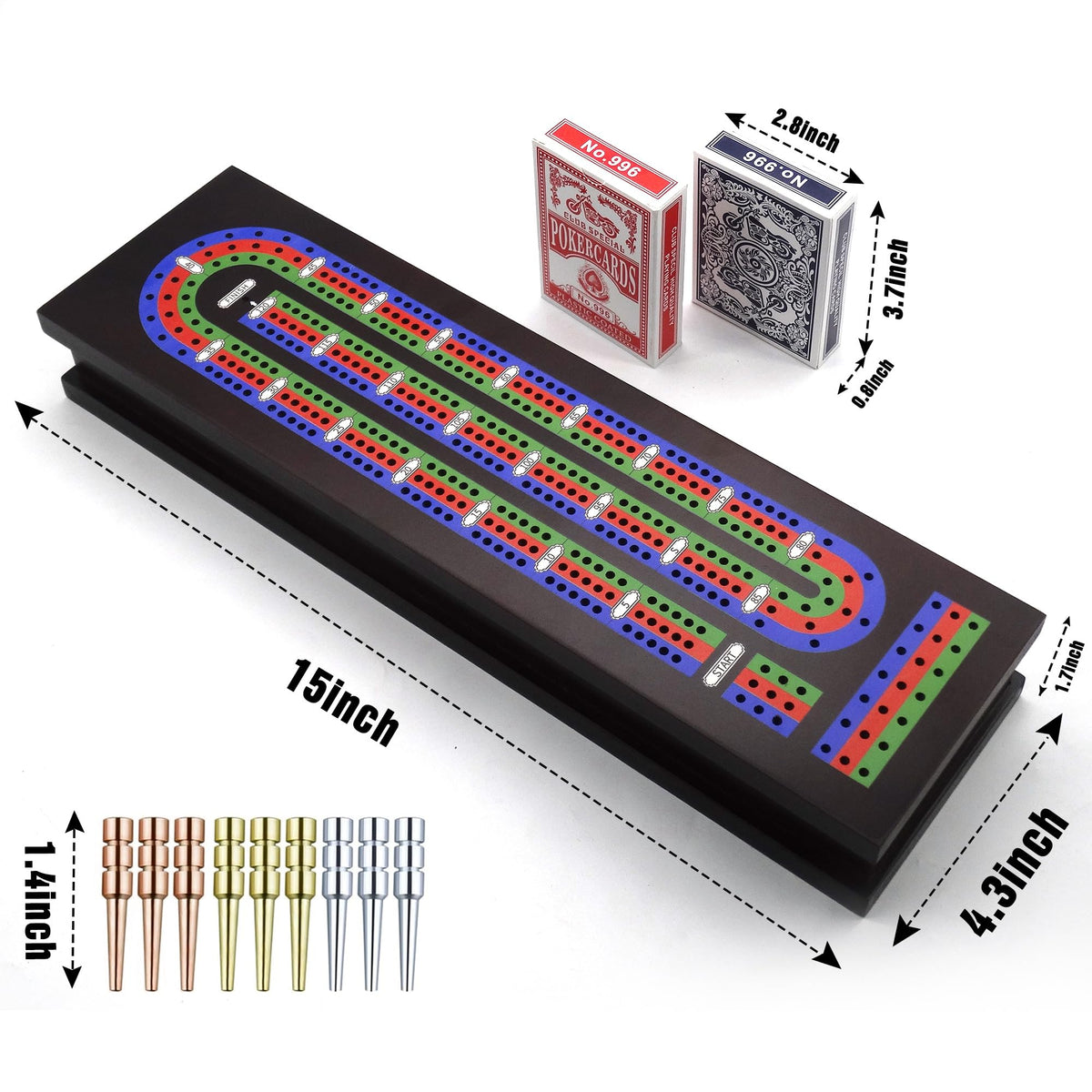 VVSBPL magnetic lock storage holds cards securely during travel.