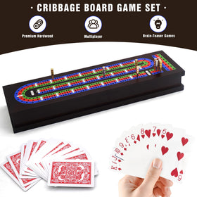VVSBPL includes two decks of playing cards for immediate play.