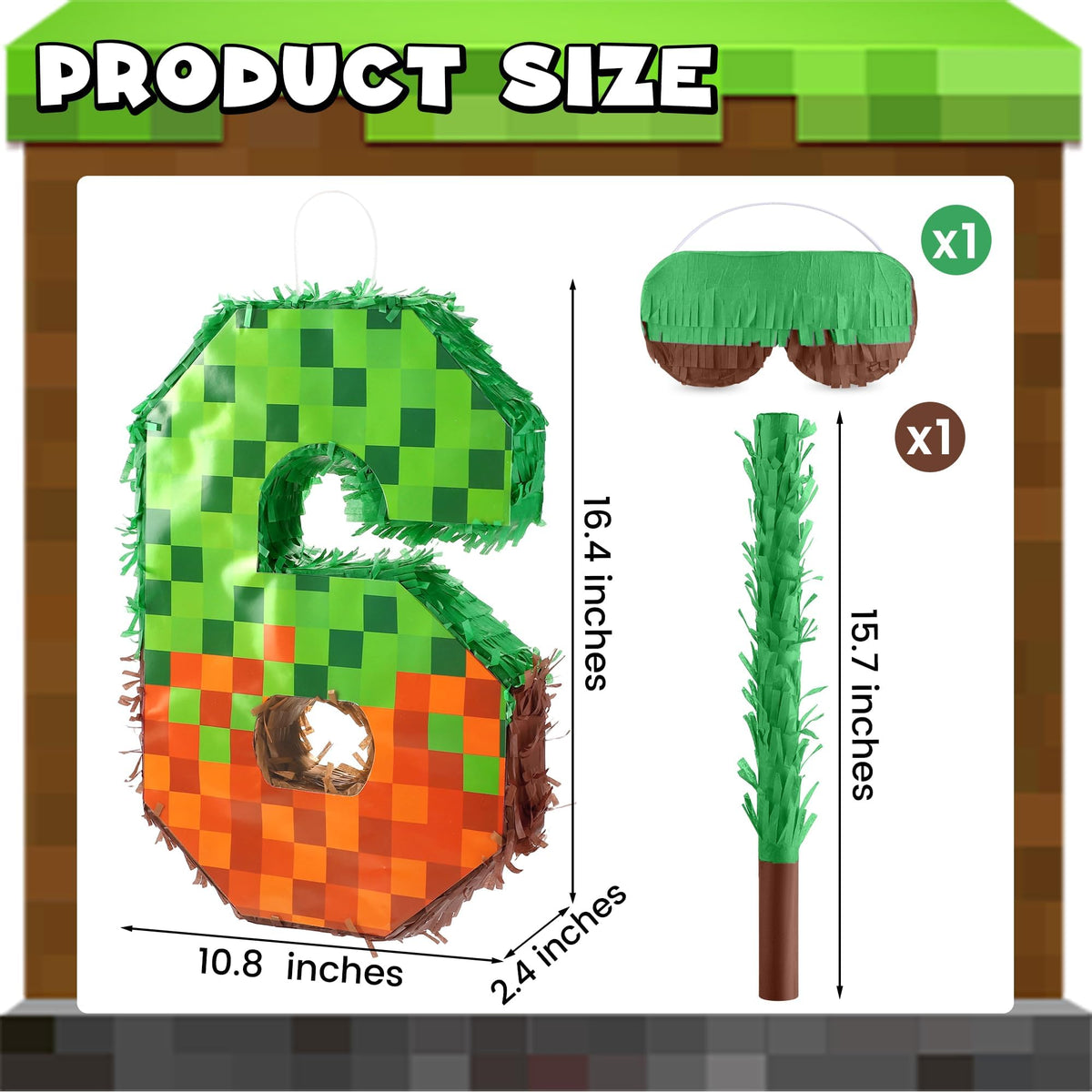 VWAERR pinata stick assembly for safe, engaging gameplay.