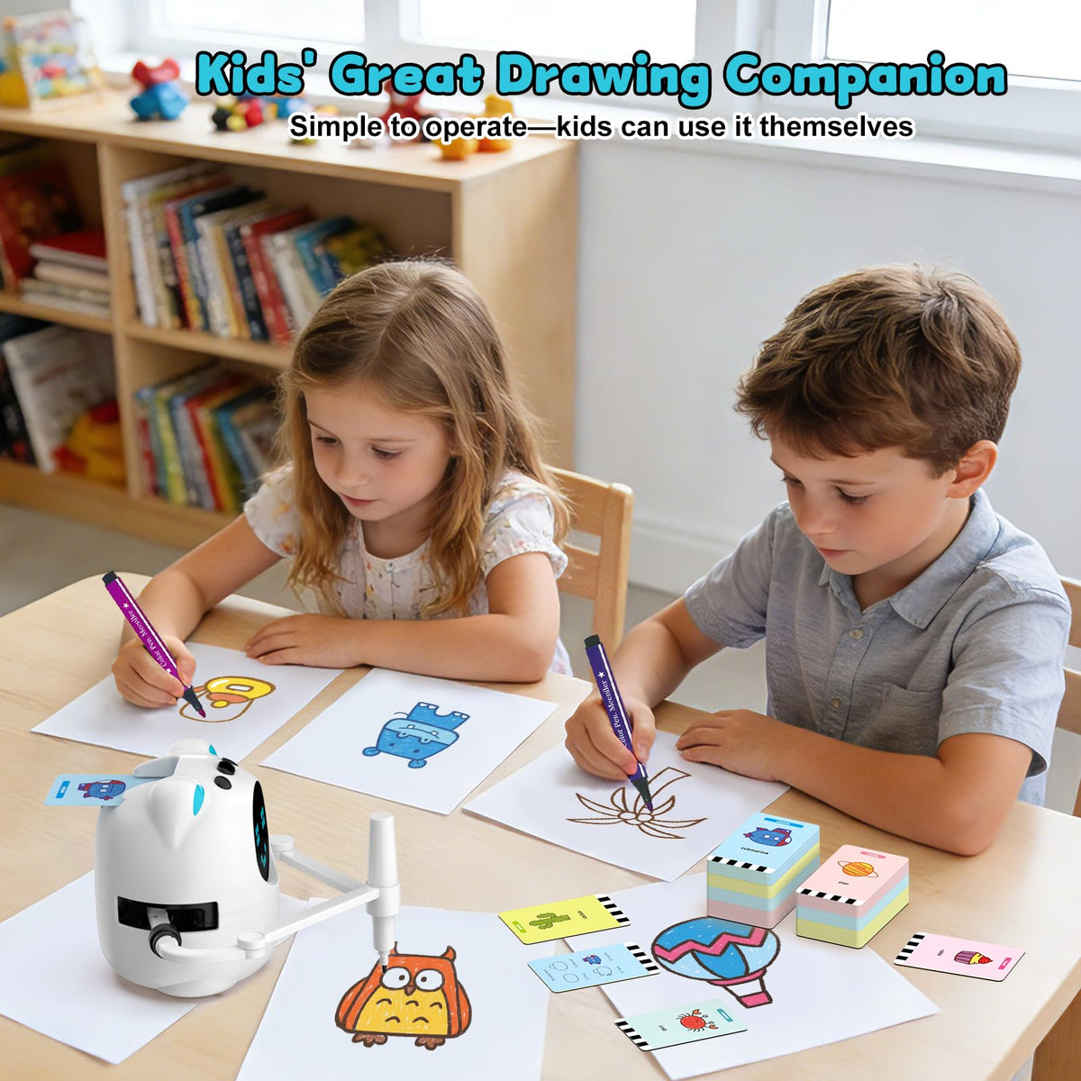 Vynloxzoo complete drawing kit contents ready for immediate creativity