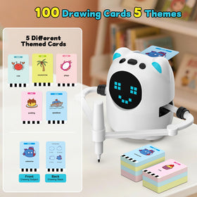 Vynloxzoo kids drawing session with voice prompts and cues